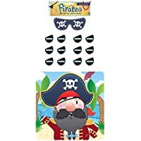 Los mejores  - (1-Pack- Multi) - Henbrandt Stick The Eye Patch On The Pirate Game - Party Childrens Kids Pin Tail Activity
